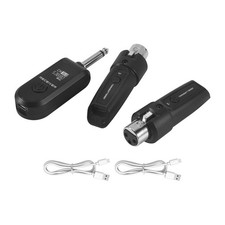 2X(UHF XLR Adapter System  Microphone Transmitter Receiver for Dynamic3493