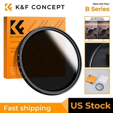 K&F Concept 49/52/55/62/67/72/77/82mm ND2-400 Filter Variable Neutral Density