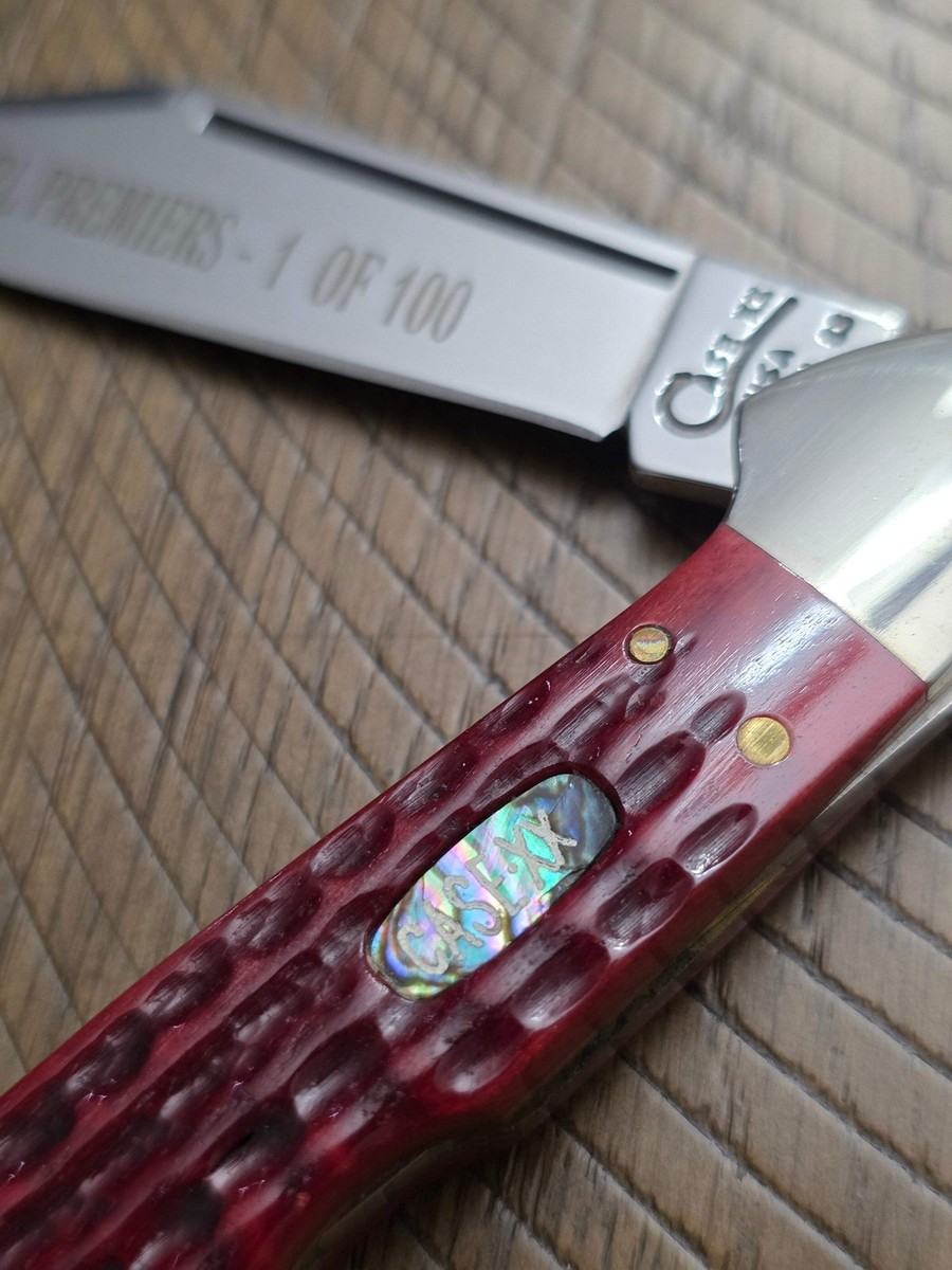 小物 ko-kn 1999 Case XX Red Bone Pocketworn Copperlock Pearl Premiers 1 of