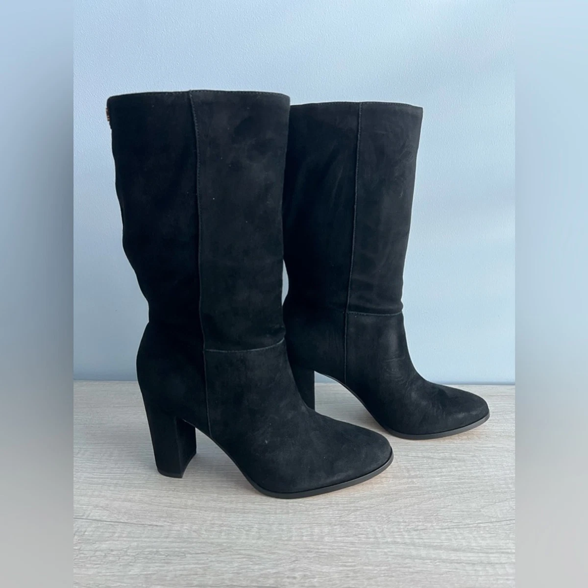 25+ Lauren Ralph Lauren Black Suede Boots for Women for sale  display picture 1