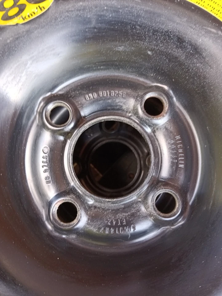 Orig. VW Polo 6N Golf Lupo Notrad 6N0601025G Reifen T105/70 R14 84M Continental - Bild 3 von 4