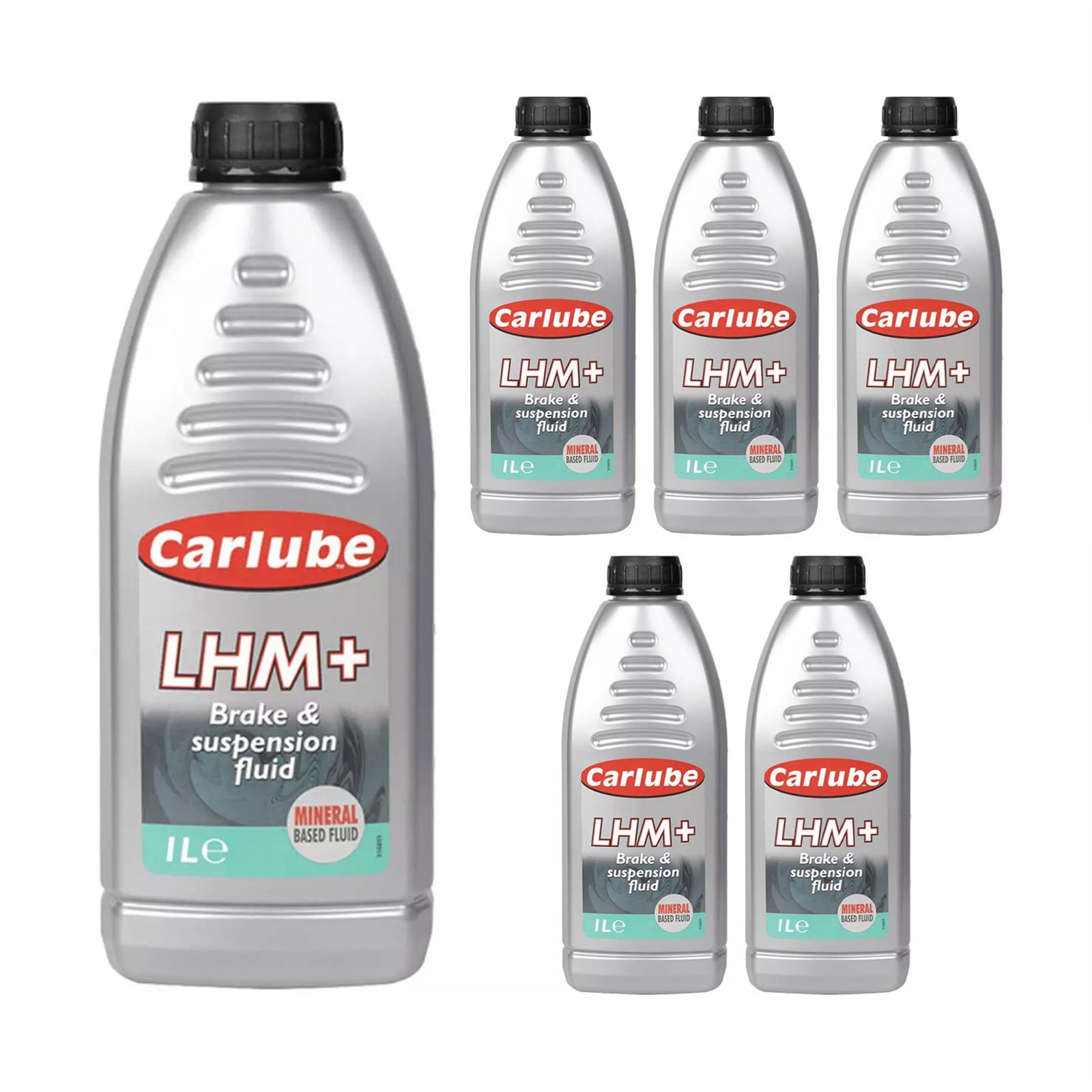 Carlube LHM Brake & Suspension Fluid For Citroen And Rolls Royce Bentley 1Ltr x6