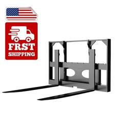 Mini Skid Steer Loader Attachment Pallet Forklift Fork FREE SHIPPING 2025 NEW