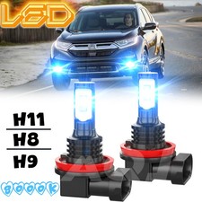 H11 H9 H8 LED Headlight Bulb Fog Light 8000K BLUE 2x For Honda CR-V 2002-2019
