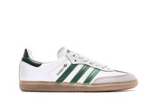 Adidas Samba OG W IH6630 White Green Gum Women's Size 6.5 New With Box