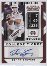 2020 Panini Contenders Draft Picks College Ticket Tommy Stevens #221 Auto 0b3
