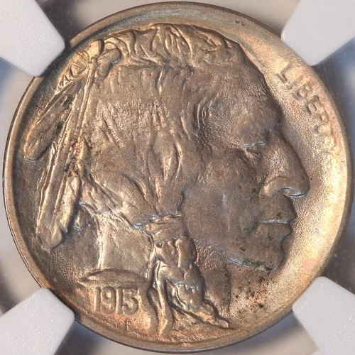 1913 P Type 1 Buffalo Nickel, Choice BU, NGC MS63, Must Have Coin!