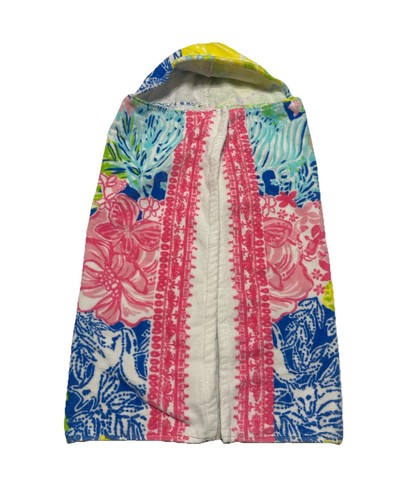 Lilly Pulitzer x Pottery Barn Kids Colorful, Floral Hooded Beach Bath Towel