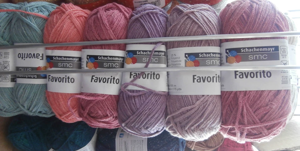 Wolle Schurwolle Schachenmayr smc  FAVORITO - Farbwahl  50gr Knäuel - Bild 2 von 2