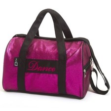 Fuchsia Glitter Dance Duffle