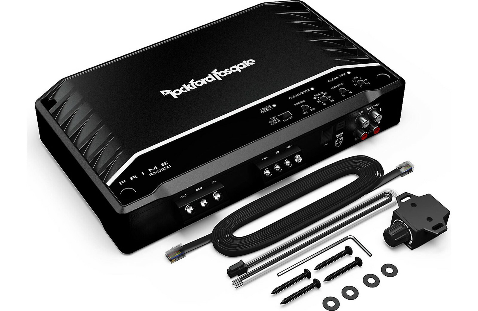 Rockford Fosgate Punch  R2-1200X1 Prime 2400 Watt 1 OHM Mono Amplifier Class D
