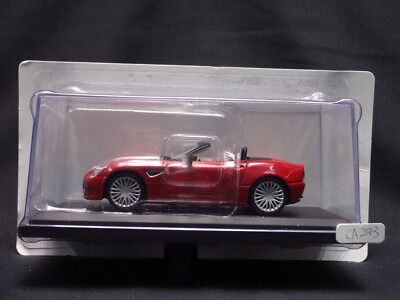 Alfa Romeo 8C Spider 2008 Red 1/43 Scale Box Mini Car Display