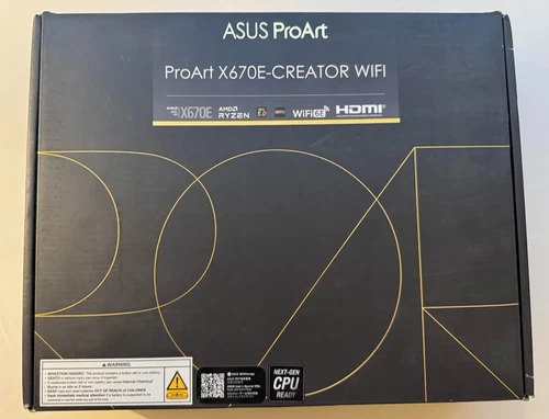 ASUS ProArt X670E-Creator WiFi 6E Socket AM5 (LGA 1718) Ryzen 7000 ATX Type C