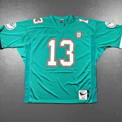100% Authentic Dan Marino Mitchell Ness 1990 Miami Dolphins Jersey