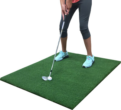 #ad Backyard Golf Mat 3 ft x 3 ft Residential Practice Golf Roll Down Fairway $27.90
