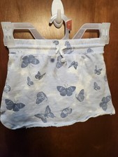 OshKosh BGosh Baby Girls Elastic Waist Pull-On Butterfly Skort Blue 6/6X-6/6 1/2