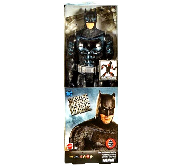 DC Justice League Stealth Suit True Moves BATMAN Action Figure MATTEL