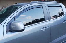 AVS In-Channel Rain Guards Vent Visors Shade for 15-2022 Chevy Colorado & Canyon