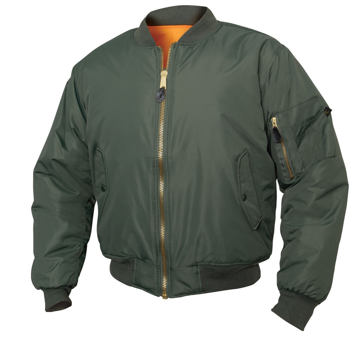 Rothco Enhanced Nylon MA-1 Reversible Flight Jacket # 2890 | eBay