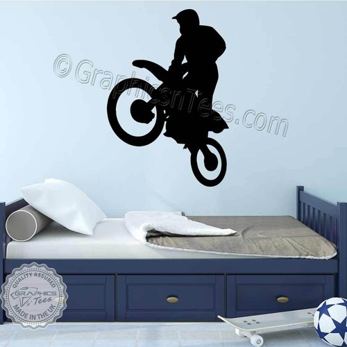 Motocross Wall Stickers Dirt Bike 
