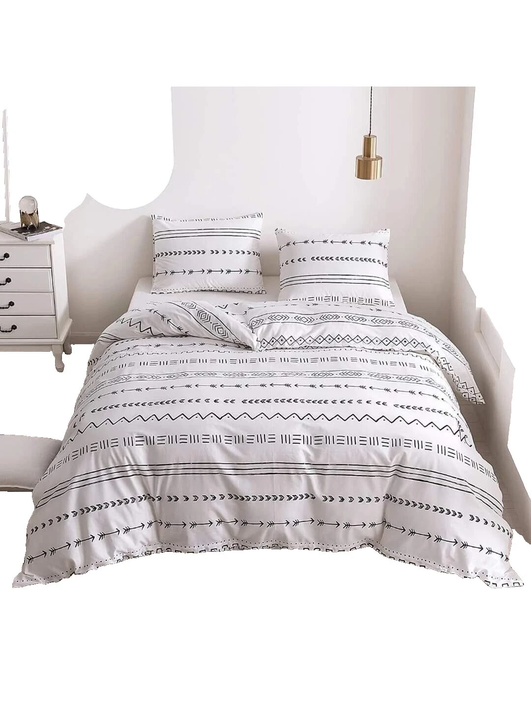 White Stripes Duvet Covers & Bedding Sets