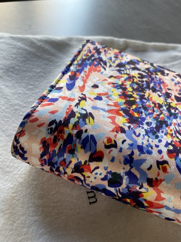 🖤LK Bennett🖤Floret Satin Multi Curved Envelope Clutch Bag 🖤 - Picture 4 of 11
