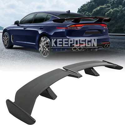 For 18-23 Kia Stinger GT GT2 54'' PRO Rear Trunk Spoiler Racing Wing Carbon Fiber