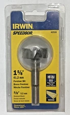 IRWIN 42926, 1-5/8" x 3/8" Shank Forstner Bit