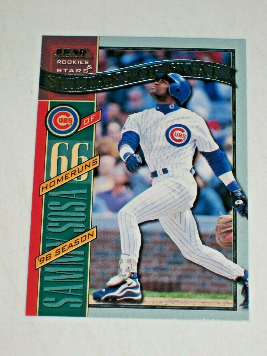 1998 Leaf Rookies & Stars #337 Sammy Sosa Chicago Cubs Sultans of Swat  SP | eBay