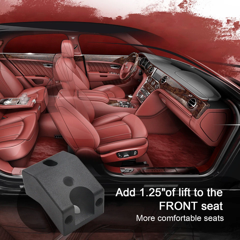 4PCS 1-1/4" Front Seat Spacers Jackers Lift Kit For Toyota Tacoma 4Runner FJ GX Foto 4 de 4