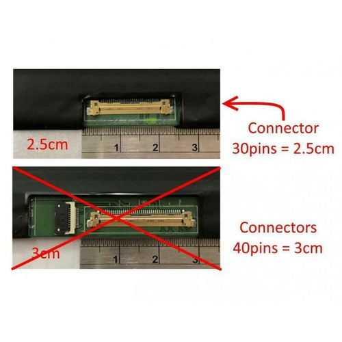 5D10K38951 NT116WHM-N21 FOR LENOVO LCD SCREEN 11.6" 1366X768 IDEAPAD 100S-11IBY - Picture 3 of 4