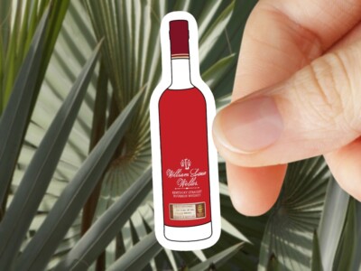 William Larue Weller Bourbon Bottle Vinyl Sticker Buffalo Trace