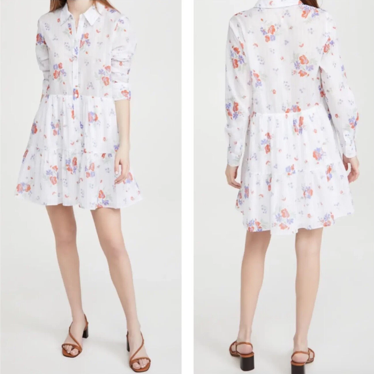 OFF WHITE Camicia Veronica Barba Jemila Off White Floreale Donna Taglia Media *DIFETTO*