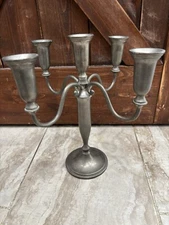 Vintage Godinger 5 Stick Candle Holder 12” H Adjustable Arms Move