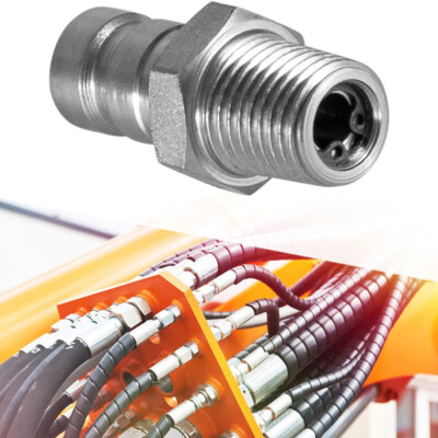 PD343 Series PD Steel Test Port and Diagnostic Equipment Quick Nipple
