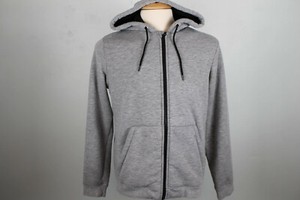 Download Hurley Men's Heather Gray Front Pocket Hooded Full Zip ...
