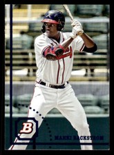 2022 Bowman Heritage #BHP-15 Mahki Backstrom Prospects Card Atlanta Braves