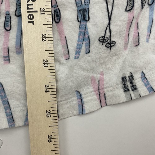 Camisa pijama de franela con estampado de esquí Munki Munki con botones L/S talla L rayón bambú - Imagen 5 de 9