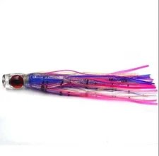 8" Fishing Lure Rigged Big Game Trolling Tuna Marlin Mahi Dorado Concave Head