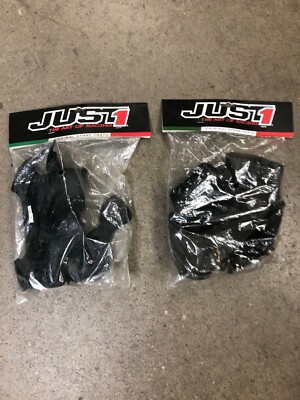JUST1 J14 HELMET CHEEK PADS & TOP CAP LINER INTERNAL CENTRAL PADDING SMALL S 