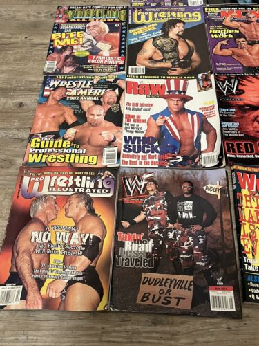 Vintage Wrestling Magazine Lot - 15 Magazines - Deadstock Rare - Picture 3 of 11
