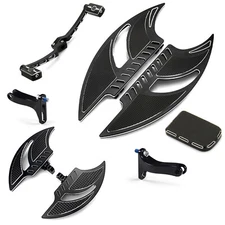 Driver/Passenger Floorboards Footboards Fits Harley Touring/Electra/Street Glide