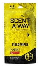 Scent-A-Way Odor Control Field Wipes, 24 Pack 07795