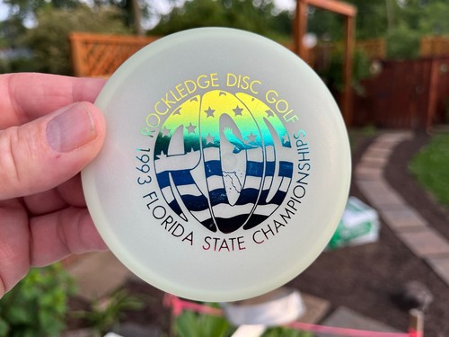 1993 Rockledge Florida Rare GLOW PDGA New Mini Disc Golf Innova Ontario #810 - Picture 3 of 17