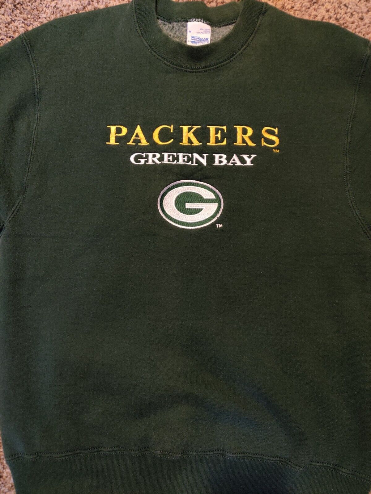 Green Bay Packers Sweatshirt Medium Crewneck Vint… - image 3