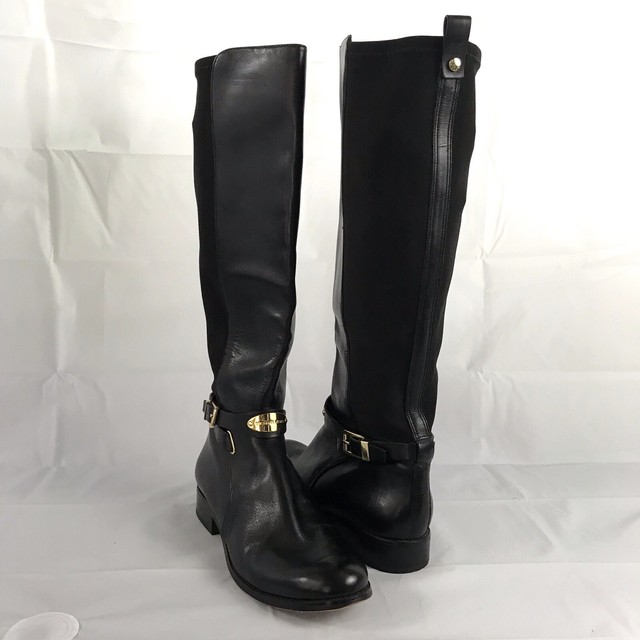 womens black riding boots size 11