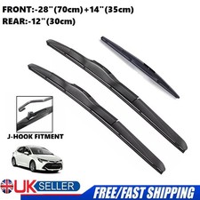 For Toyota Corolla 2019-2023 Windscreen Wiper Blade Set Front 28"14" Rear 12" UK