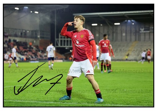 12084. Amir Ibragimov Signed Pictures (A4 Prints) Manchester United
