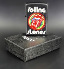 2014 Rolling Stones Bravado 1970s Hot Lips Retro Design Zippo Lighter - New