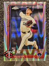 2025 Topps Chrome - David Festa #156 RayWave Refractor (RC)